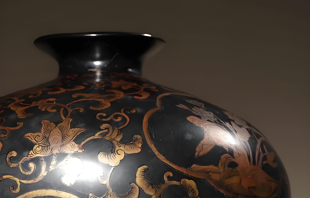 平遥推光漆器-描金技艺